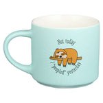Not Today Fun Ceramic Gift Mug back view