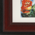 Orange Roses - Framed Art Print bottom left corner detail