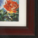 Orange Roses - Framed Art Print bottom right corner detail