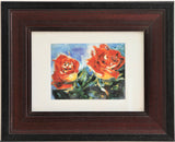 Orange Roses - Framed Art Print