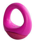Rogz Pop-Upz Self-Righting Float and Fetch Dog Toy Pink at an angle