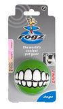 Rogz Grinz Dog Treat Ball Lime in packaging