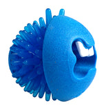Rogz Fred Dog Treat Ball Blue Side View