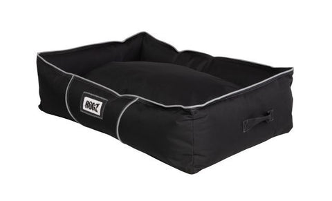 Rogz Lekka Pod 3D Oxford Dog Bed Black Grey Design Black Cushion