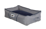 Rogz Lekka Pod 3D Oxford Dog Bed Grey Navy Design Navy Cushion