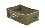 Rogz Lekka Pod 3D Oxford Dog Bed Olive Natural Design Olive Cushion