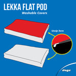 Rogz Lekka Pod Flat Rectangle Oxford Dog Bed construction
