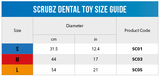Rogz Scrubz Oral Care Interactive Dog Toy Size Guide