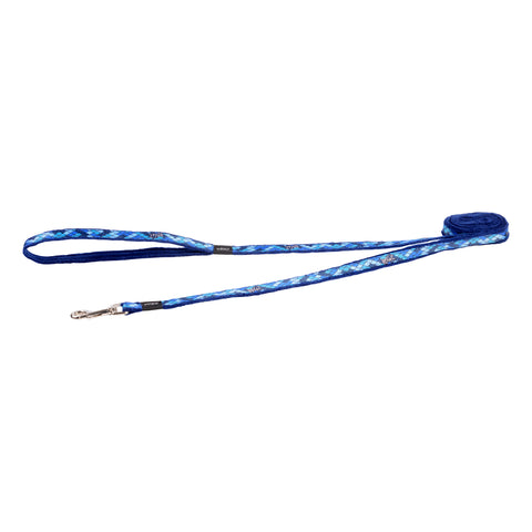 Rogz Small Dog Fashion Lead Amphibian Blue