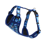 Rogz Small Dog Fashion Comfy Harness Amphibian Blue