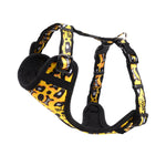 Rogz Small Dog Fashion Comfy Harness Leopard Bone