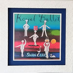 Royal Ballet by Frans Groenewald Framed Art Print white mosaic frame