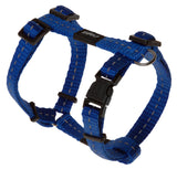 Rogz Utility Small 11mm Nitelife Dog H-Harness Blue Reflective