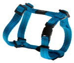 Rogz Utility Small 11mm Nitelife Dog H-Harness Turquiose Reflective