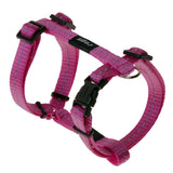 Rogz Utility Small 11mm Nitelife Dog H-Harness pink Reflective