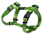 Rogz Utility Small 11mm Nitelife Dog H-Harness Lime Reflective