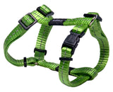 Rogz Utility Small 11mm Nitelife Dog H-Harness Lime Reflective