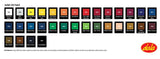 Dala Artist Oil Paint Colour Chart