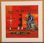 The Drinker by Frans Groenewald  Framed Print