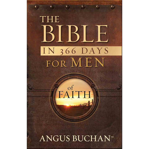 The Bible In 366 Days For Men Of Faith Devotional (Paperback With Flaps)