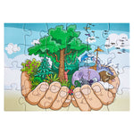 The Creation - 24 Pieces Kids Christian Cardboard Puzzle