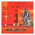 The Drinker by Frans Groenewald Framed Print in white frame