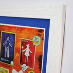 The Loovre Museum by Frans Groenewald Framed Art Print top right corner detail