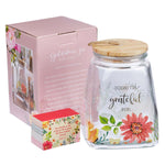 Today I'm Grateful For... Christian Glass Gratitude Jar With Cards Packaging