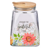 Today I'm Grateful For... Christian Glass Gratitude Jar With Cards