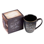Whoever Believes in Him Christian Ceramic Mug in gift box